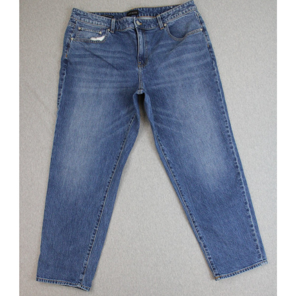Talbots Everyday Jeans Womens 14 Blue Denim Relaxed Fit High-Rise Straight Leg - Picture 1 of 8